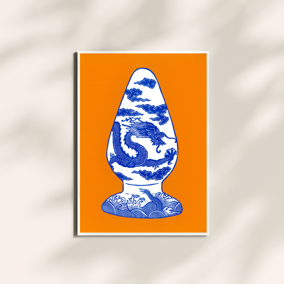 Linogravure collage plug
